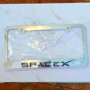 Spacex License Plate Frame